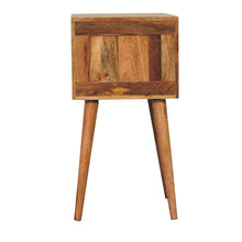 Load image into Gallery viewer, Mini 2 Drawer Oak-ish Bedside Table
