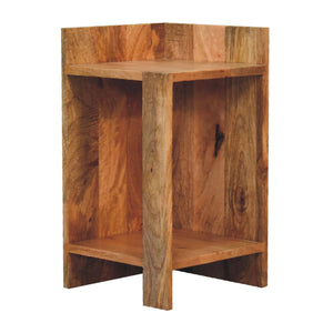 Oak-ish Box Bedside Table