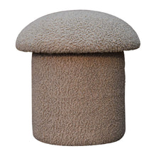 Load image into Gallery viewer, Mud Boucle Mushroom Footstool
