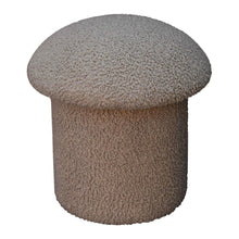 Load image into Gallery viewer, Mud Boucle Mushroom Footstool
