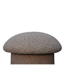 Load image into Gallery viewer, Mud Boucle Mushroom Footstool
