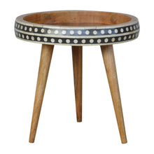 Load image into Gallery viewer, Small Patterned Nordic Style End Table
