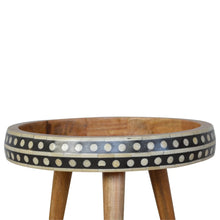 Load image into Gallery viewer, Small Patterned Nordic Style End Table
