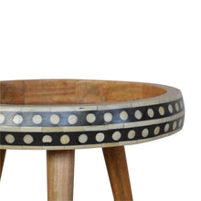 Load image into Gallery viewer, Small Patterned Nordic Style End Table
