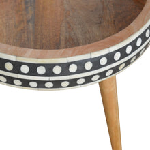 Load image into Gallery viewer, Small Patterned Nordic Style End Table
