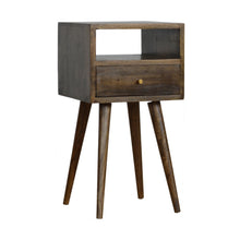 Load image into Gallery viewer, Mini Grey Washed Bedside Table
