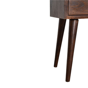 Mini Walnut Bedside Table