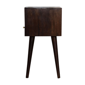 Mini Walnut Bedside Table