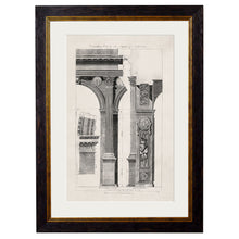 Load image into Gallery viewer, c.1796 Architectural Studies of Arches Framed Print
