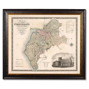 c.1830 County Maps of England Framed Print