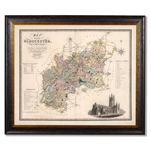 Load image into Gallery viewer, c.1830 County Maps of England Framed Print
