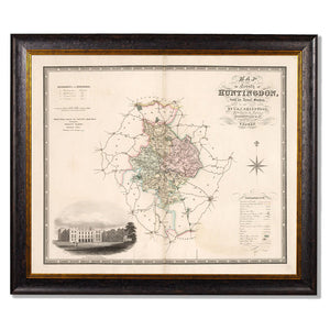 c.1830 County Maps of England Framed Print