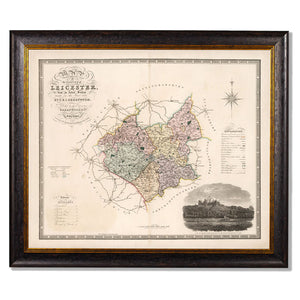 c.1830 County Maps of England Framed Print