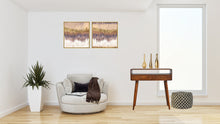 Load image into Gallery viewer, Curved Chestnut Console Table
