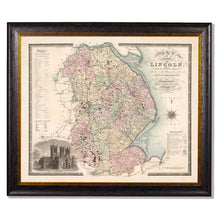 Load image into Gallery viewer, c.1830 County Maps of England Framed Print
