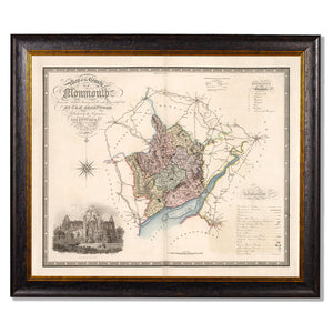 c.1830 County Maps of England Framed Print