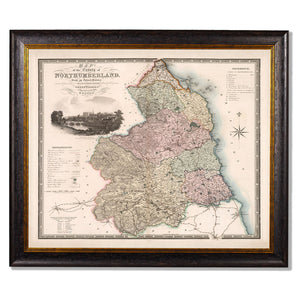 c.1830 County Maps of England Framed Print