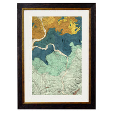 Load image into Gallery viewer, C.1850 British Geology Maps Framed Print
