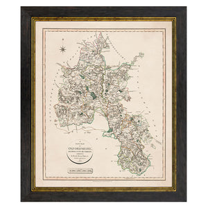 c.1806 County Maps of England Framed Print