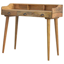 Load image into Gallery viewer, Nordic Style Gallery Back Writing Desk
