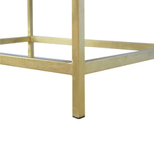 Load image into Gallery viewer, Rectangular Coffee Table with Gold Base
