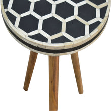 Load image into Gallery viewer, Bone Inlay Tripod Stool
