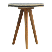 Load image into Gallery viewer, Bone Inlay Tripod Stool
