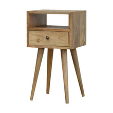 Load image into Gallery viewer, Mini Oak-ish Bedside Table
