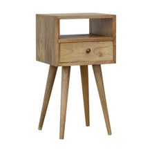 Load image into Gallery viewer, Mini Oak-ish Bedside Table
