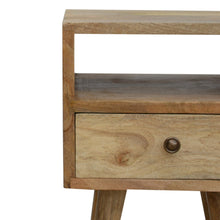 Load image into Gallery viewer, Mini Oak-ish Bedside Table
