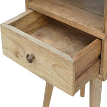 Load image into Gallery viewer, Mini Oak-ish Bedside Table
