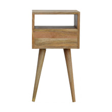 Load image into Gallery viewer, Mini Oak-ish Bedside Table
