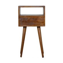 Load image into Gallery viewer, Mini Geometric Brass Inlay Bedside Table
