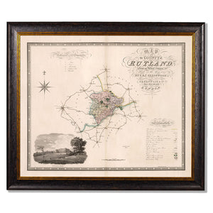 c.1830 County Maps of England Framed Print