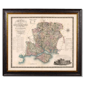 c.1830 County Maps of England Framed Print