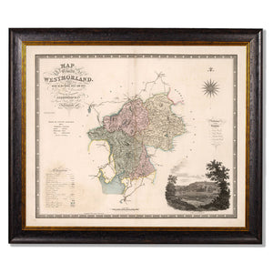 c.1830 County Maps of England Framed Print