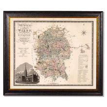 Load image into Gallery viewer, c.1830 County Maps of England Framed Print
