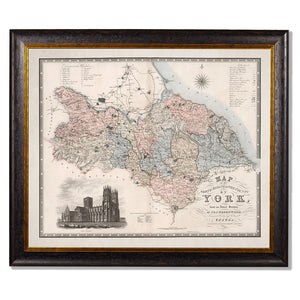 c.1830 County Maps of England Framed Print